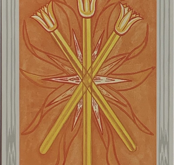 THE THREE OF WANDS